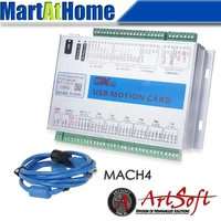 xhc usb 2mhz mach4 cnc 6 axis motion control card breakout board mk6 m4 for machine centre cnc engraving machine sm782 sd