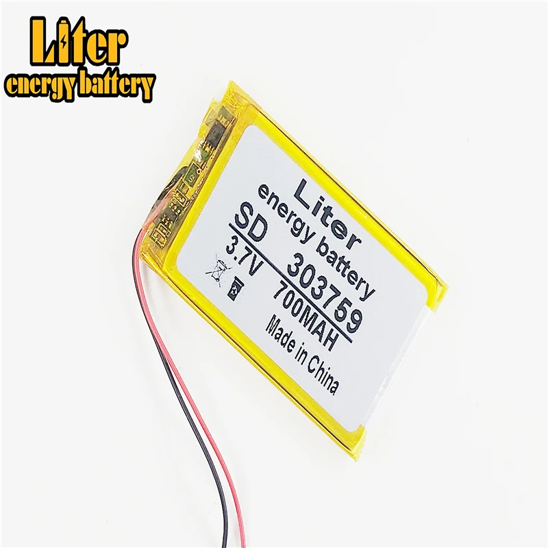 3 7 V литий-полимерный аккумулятор планшета 700mAh тахограф general electric core GPS-навигатор