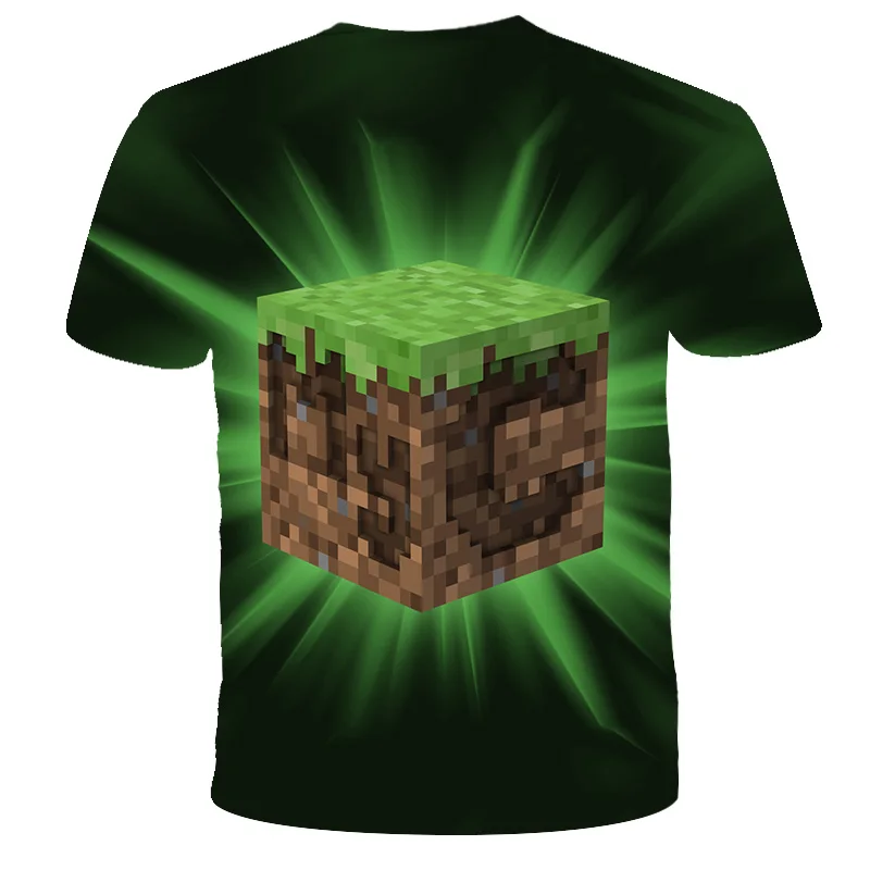 

2021 New My - World Children's Printed T-Shirt, Cartoon Street Wear, Kawaii, Zombies, Hip-Hop, T-Shirt Top