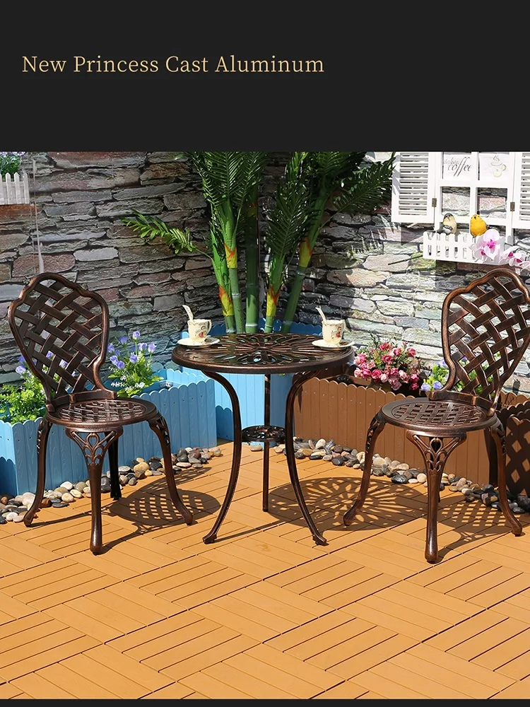 Европейский стиль уличные столы и стулья для отдыха набор столов стульев из