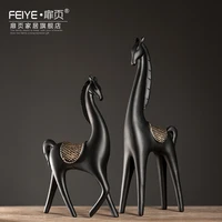 the nordic household soft adornment study bedroom tv ark decoration wine sitting room mesa steeds furnishing articles