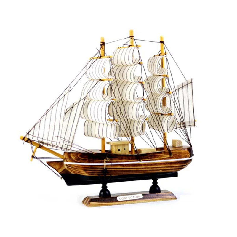 Нордические Ins настольная лампа модель парусника деревянные светильники