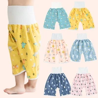 baby diaper skirt shorts 2 in 1 waterproof reusable baby training skirts pants nappy urination skirts infant learning pants