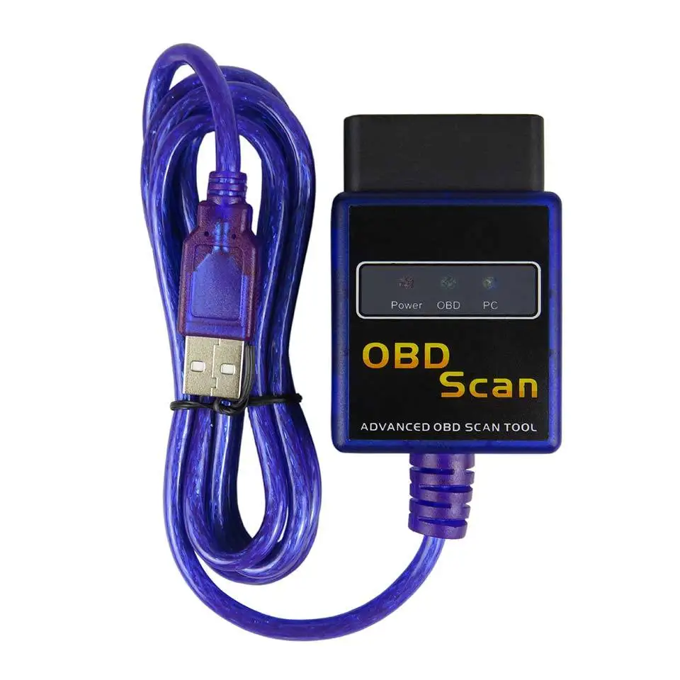 Автомобильный диагностический интерфейс Elm327 V1.5 Obd2 сканер Usb Elm 327 в 1 5
