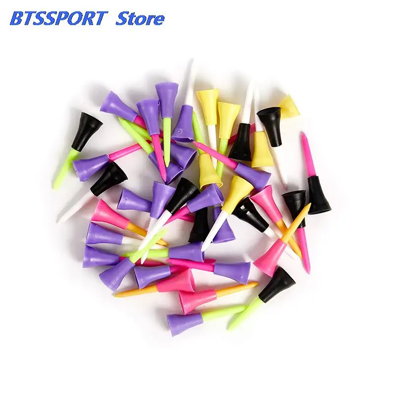 50 шт. 56 мм профессиональные инструменты для гольфа разноцветные пластиковые