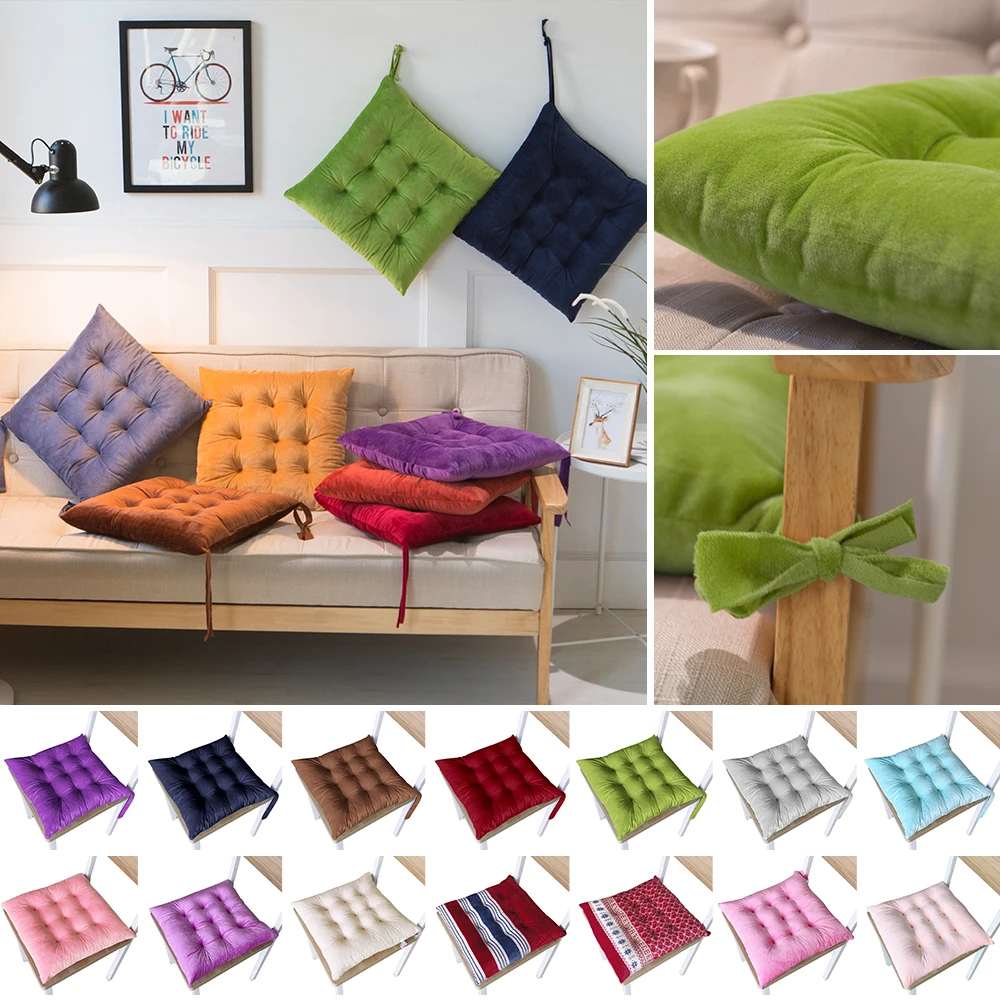 Подушка для стула удобная подушка сиденья 40x40 см домашний декор пола Cojines