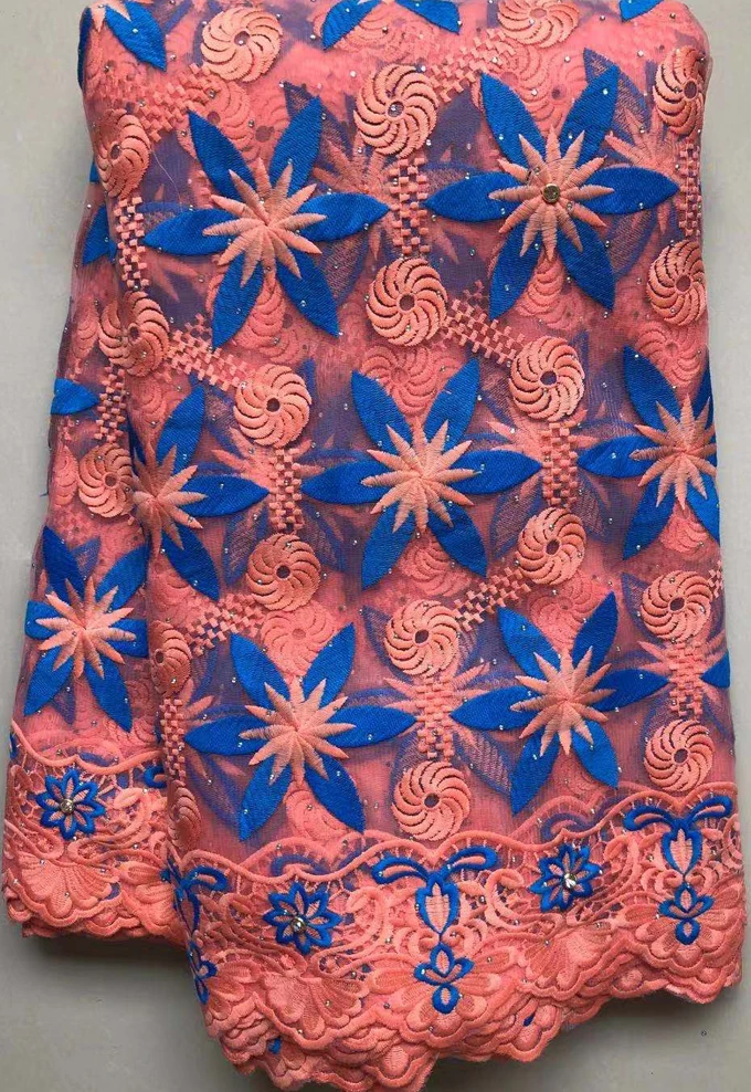 2021 Африканское кружево высокого качества Сетчатое французская вуаль из гипюра