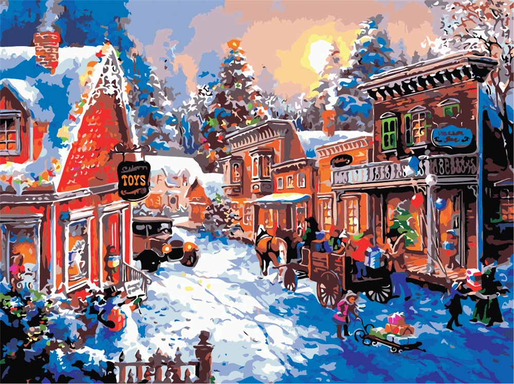 

Blossom True Beautiful Car Bus Oil Painting By Numbers Art Picture Acrylic Paint Drawing On Canvas For Couple Hand Painted Home