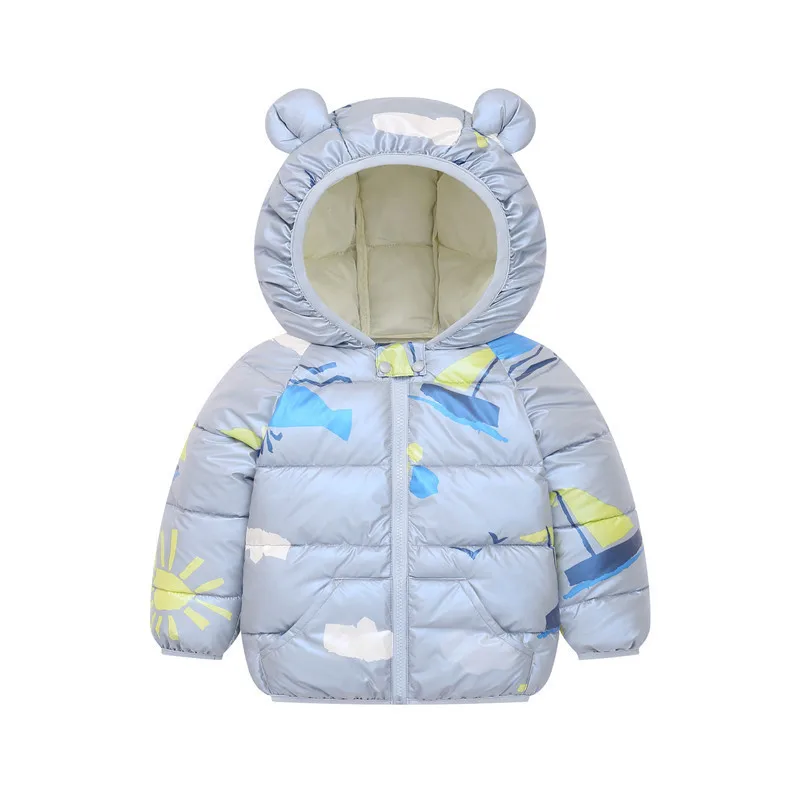 

L1444 Autumn Winter Kids Down Jackets For Girls Children Warm Down Coats For Boys 4-14T Toddler Girls Parkas Outerwear Clothes