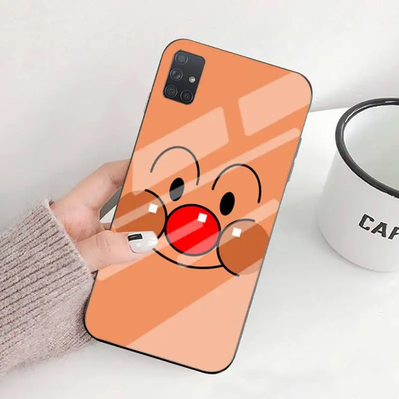 

Japan Anime Anpanman Soft Cover Phone Case For Samsung S6 7edge 8 9 10e 20plus S20 Ultra Note8 9 10pro A72018 Tempered Glass