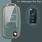Новое поступление ТПУ чехол для автомобильного ключа чехол для VW Golf Bora Jetta POLO GOLF Passat для Skoda Octavia A5 Fabia для SEAT Ibiza