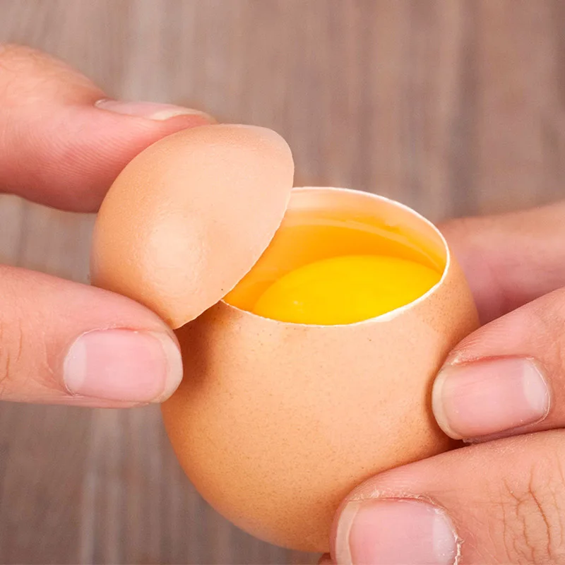

Stainless Steel Egg Topper Cutter Shell Boiled Egg Openers Kitchen Tool HY99