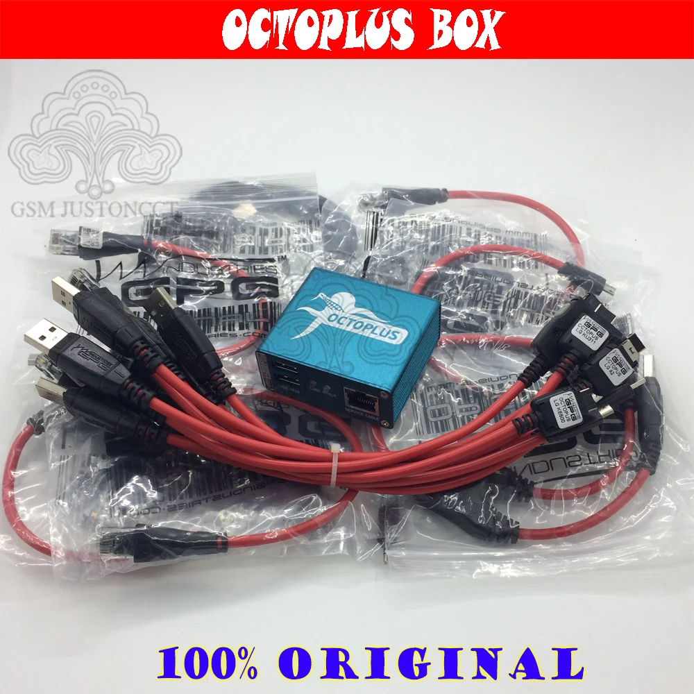 Коробка Осьминог gsmjustoncct octoplus + 38 в 1 полный комплект кабелей для LG и forSamsung se