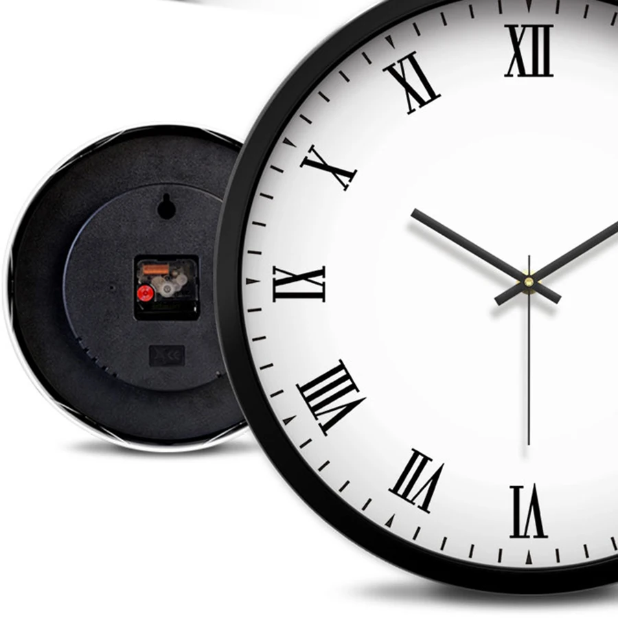 Винтажные большие настенные часы современный дизайн роскошные бесшумные