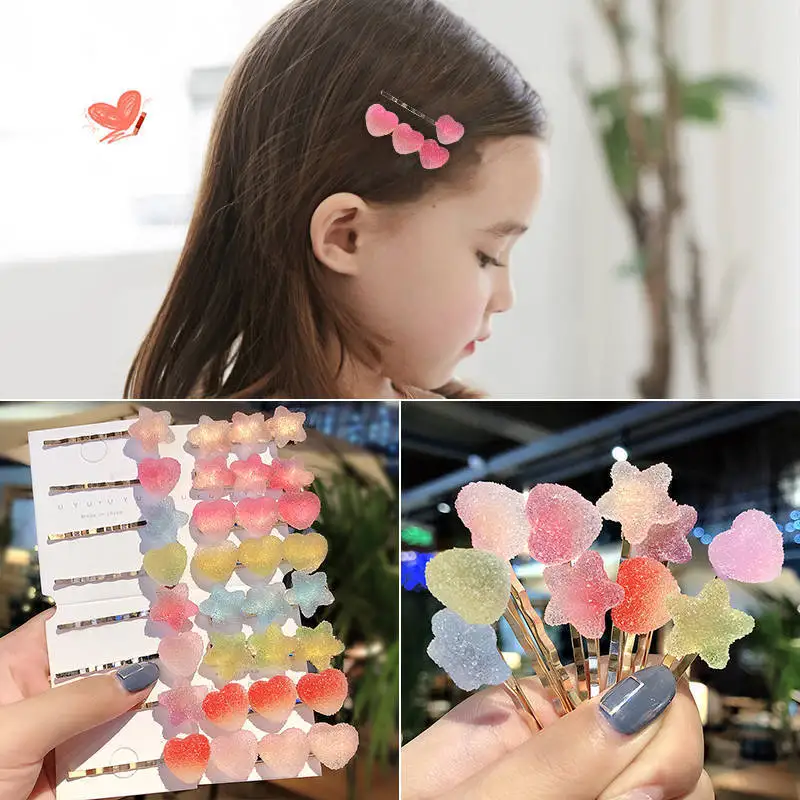 

Candy colored hair clips, one word hair clips, cute hair clips, side hair clips, korean female hair accessories