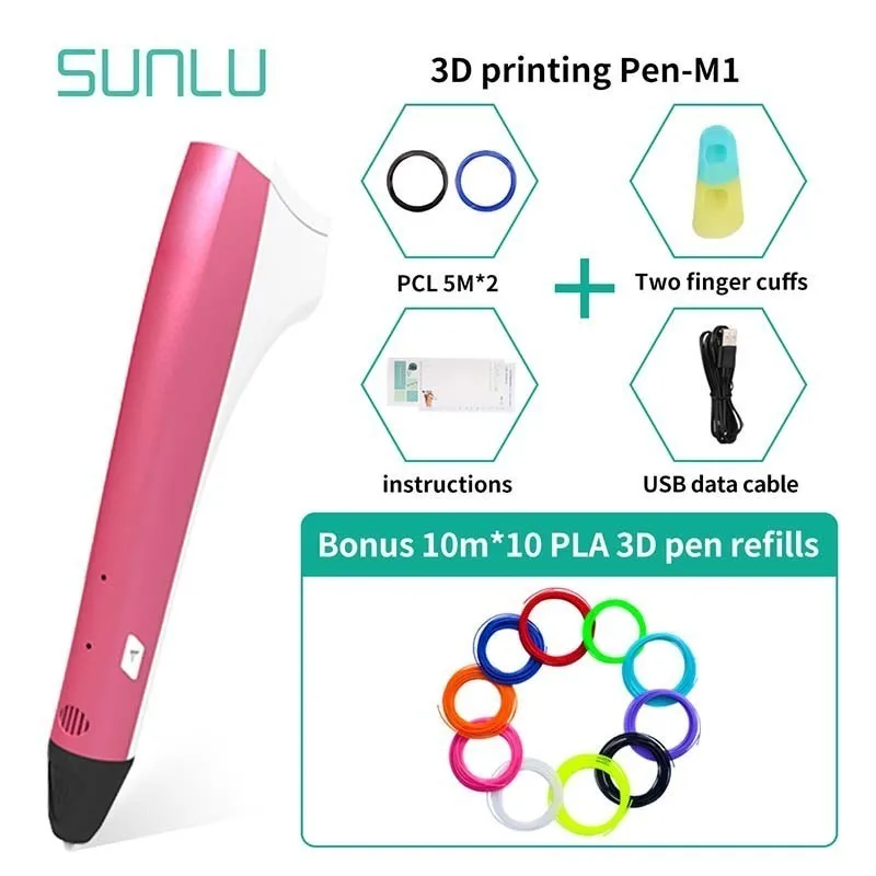 Лучший подарок 3D Ручка для рисования детей модная форма карандаша дизайн ручки