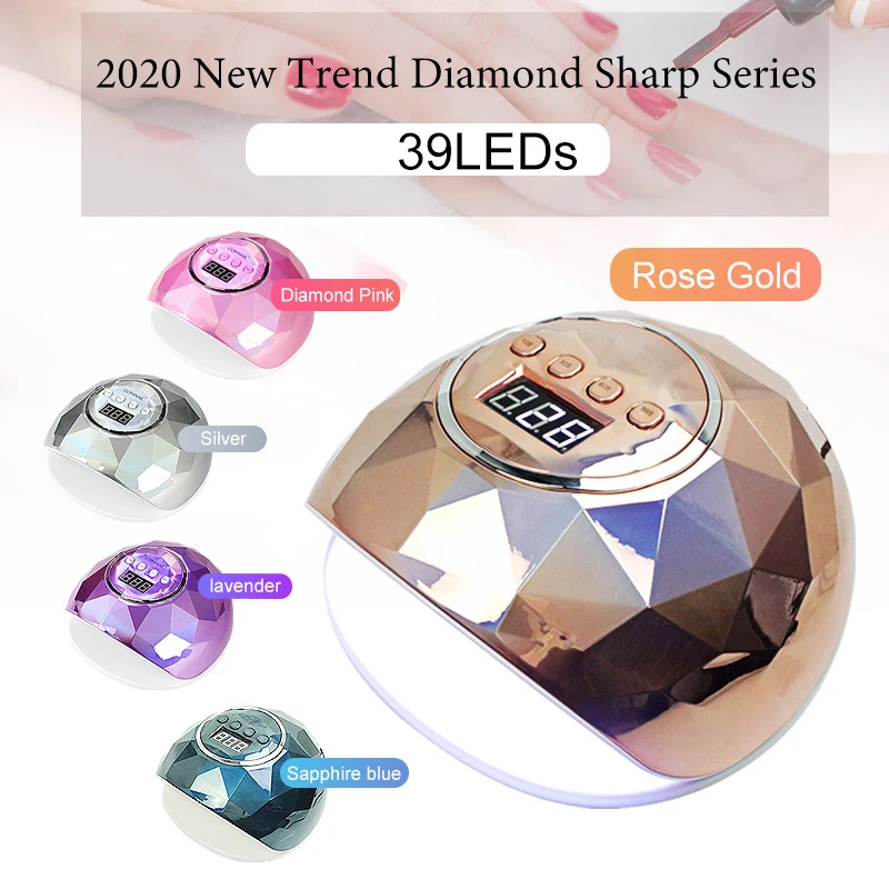 

LED Nail Dryer For Manicure 39LED Fast Drying All Kinds Of Gels With LCDE Display Salon Use Nail Lamp Nail Art Equipment
