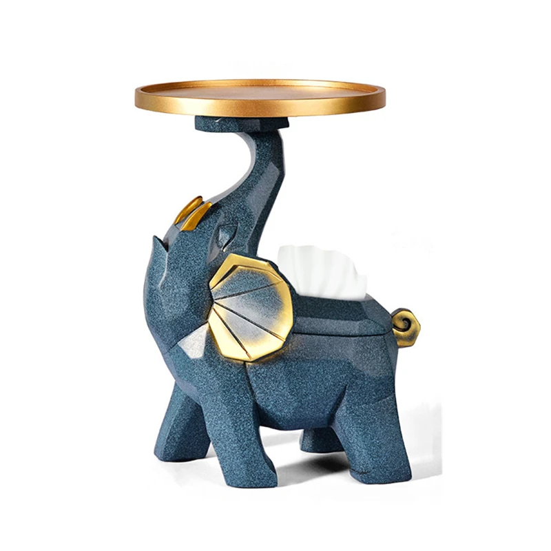 Новая Скандинавская полимерная декоративная полка в виде слона коробка для