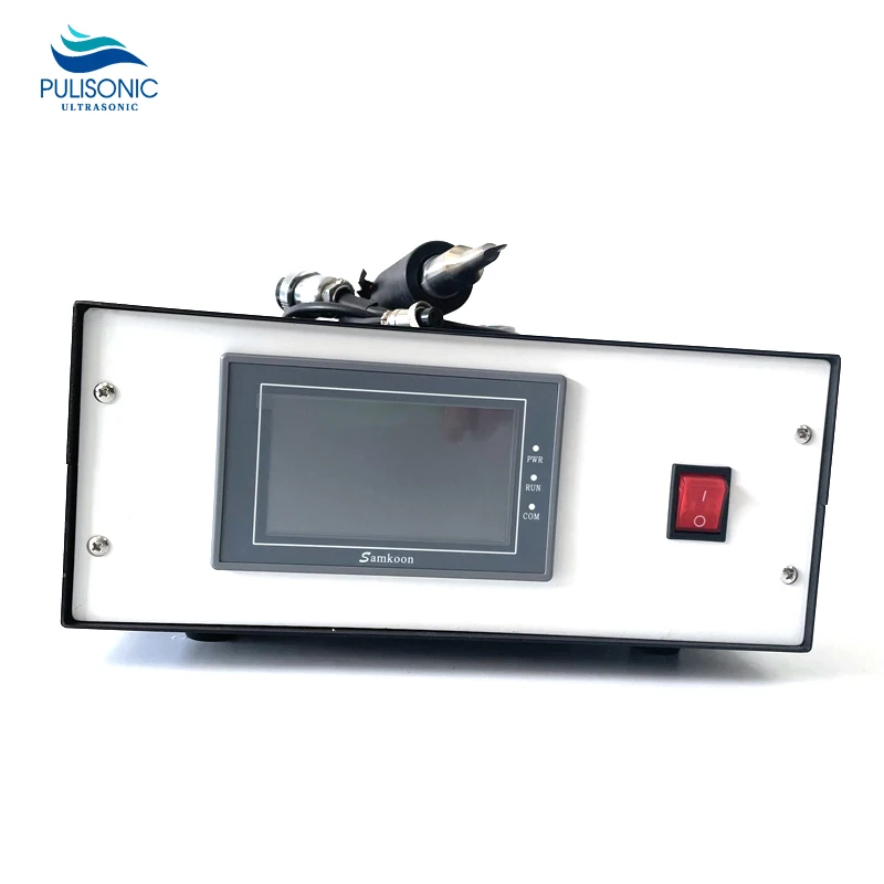 Industrial Table Ultrasonic Plastic Cutting Machine 35Khz Ultrasound Cutter With Splitting Knife | Cleaner Parts