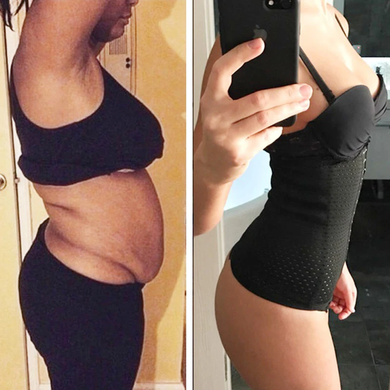 

Waist Trainer Corset for Women Tummy Control Waist Cincher Trimmer Slimming Body Shaper Sport Girdle Belt Faja Shapewear