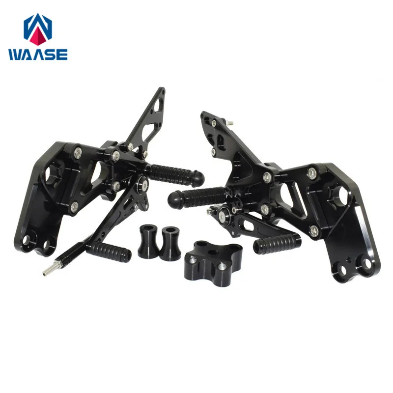Waase для KTM RC125 RC200 RC390 RC 125 200 390- регулируемые наездники задние наборы Rearset Подножка для ног колышки