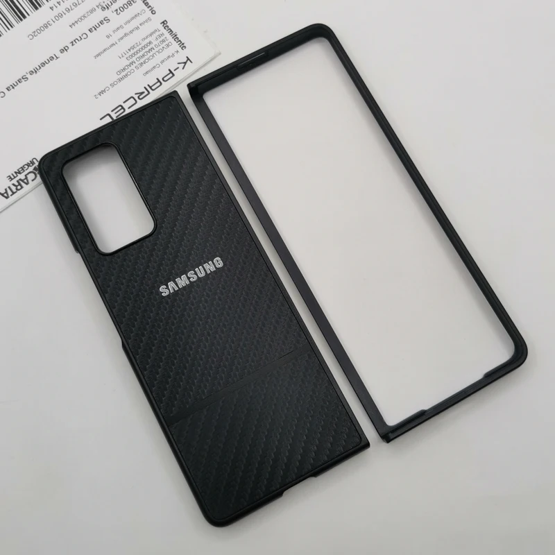 Складной Ультратонкий чехол из углеродного волокна для Samsung Galaxy Z Fold 2 | Мобильные