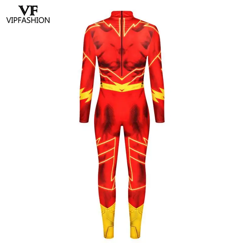 VIP Мода Аниме фильм Барри Аллен флэш Косплей костюмы мышцы карнавал Хэллоуин