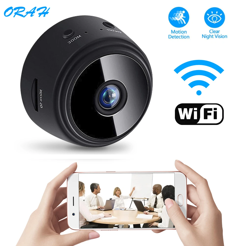 HD 1080P Мини WIFI IP камера беспроводная домашняя Безопасность Dvr ночное видение