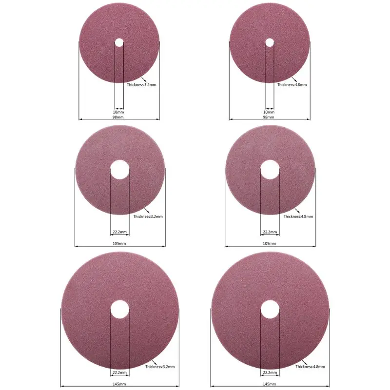 

Electric Chainsaw Sharpener Diamond Grinding Wheel 98/105/145mm Thickness 3.2/4.5mm Edge Cutting And Polishing Chain Saw 69HF