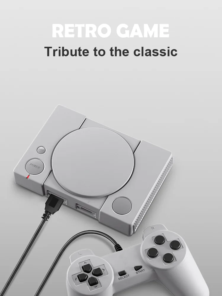 

Mini Retro Video Games Console Built-in 620 Classic Games Support AV Out Family TV
