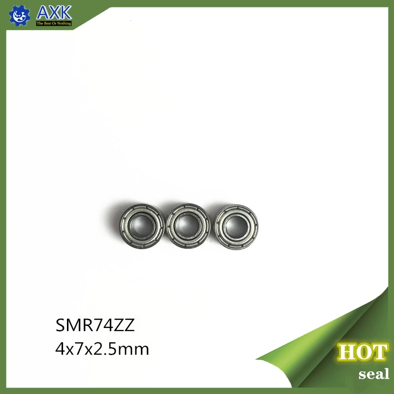 SMR74ZZ подшипник 4*7*2 5 мм (10 шт.) ABEC 1 Нержавеющая сталь упорные шариковые подшипники