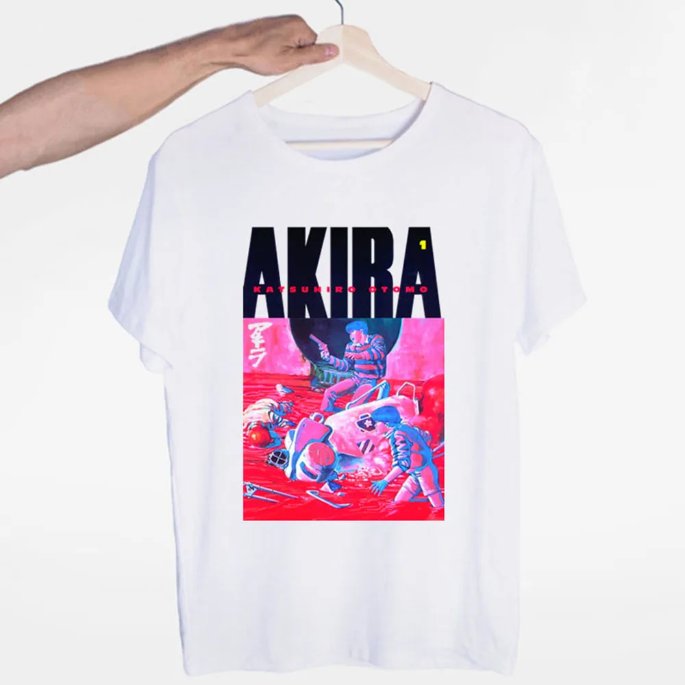 Аниме Акира Synthwave футболка для женщин Harajuku футболки Tetsuo Kaneda принт короткий рукав