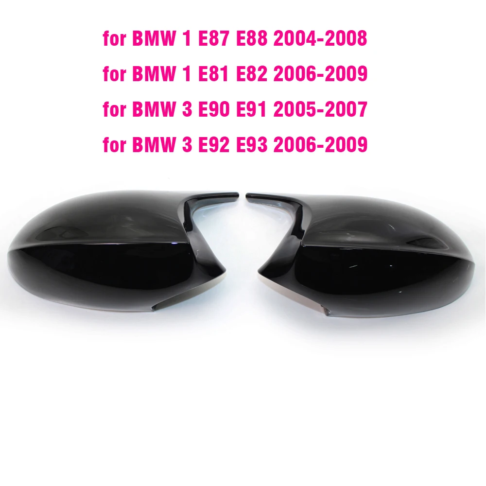 

Сменная крышка бокового зеркала заднего вида для BMW E90 E91 E92 E93 E81 E87 E82 E88 3 1 Series M, аксессуары из углеродного волокна, глянцевый