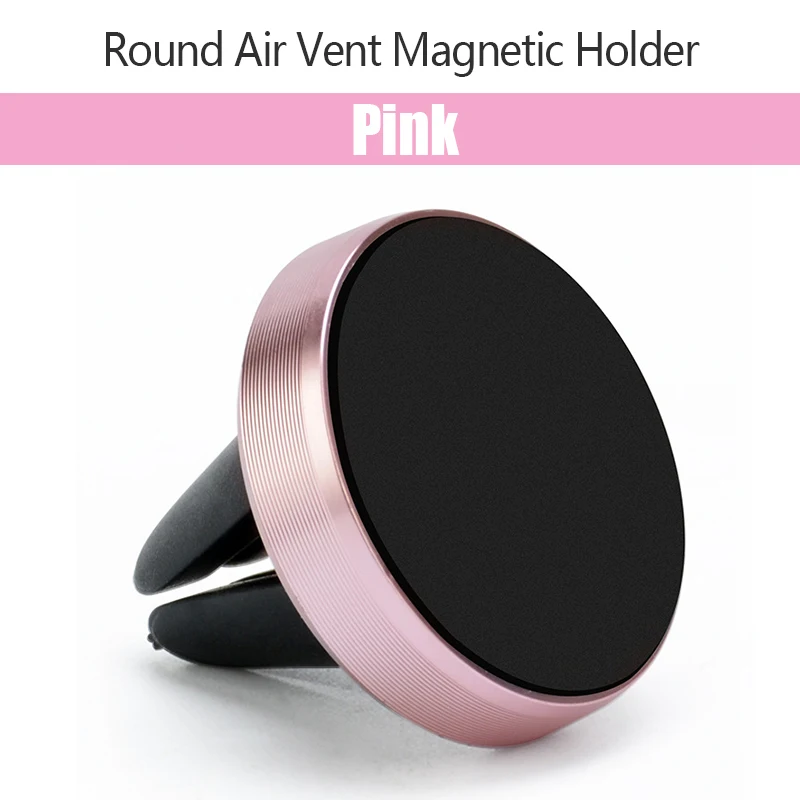 Автомобильный магнитный держатель для телефона Air Vent Mount Stand L shape For Hauwei iPhone samsung gps металлический магнит держатель для мобильного телефона кронштейн - Цвет: Небесно-голубой