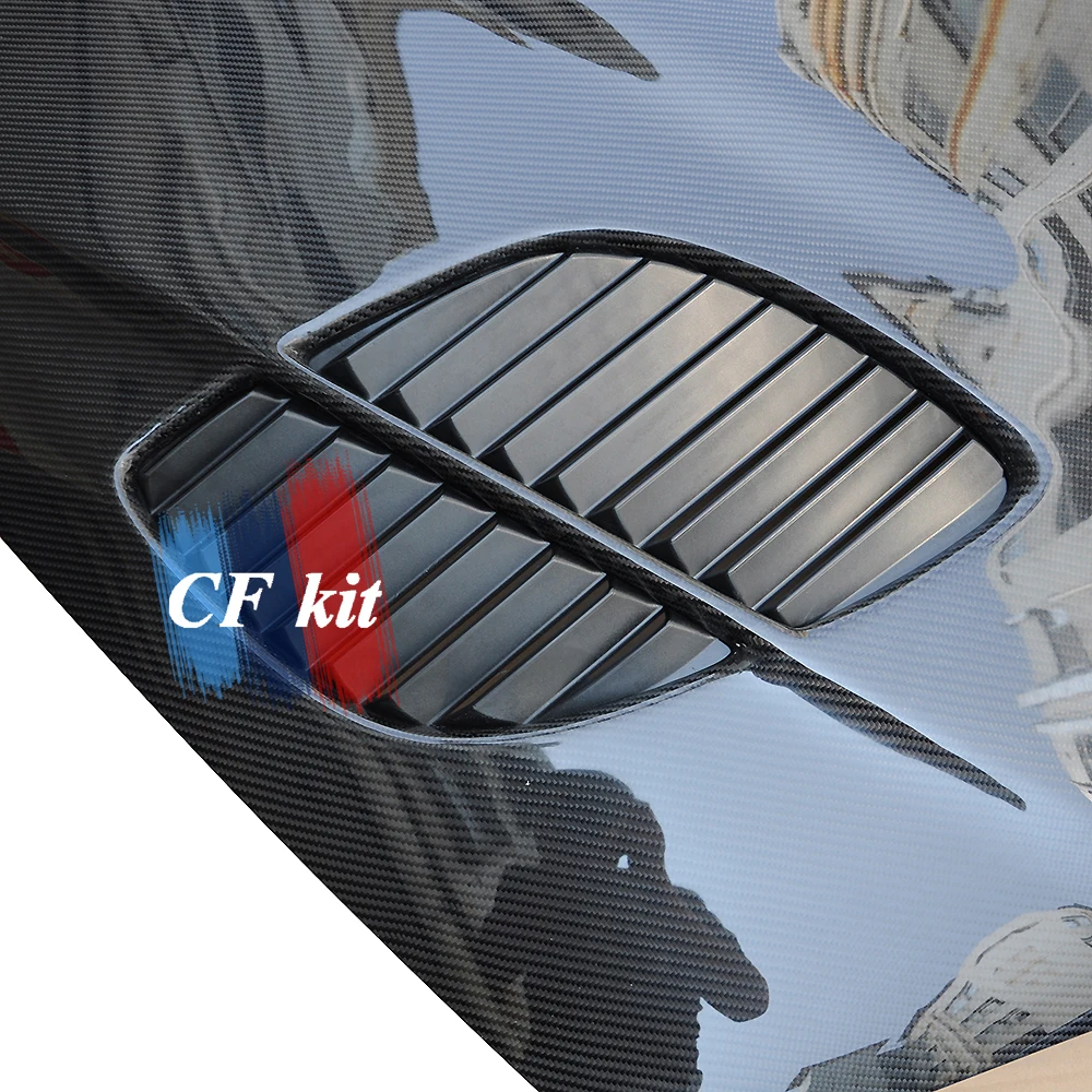 CF комплект Передняя капота из настоящего углеродного волокна для BMW E46 2 двери 1998