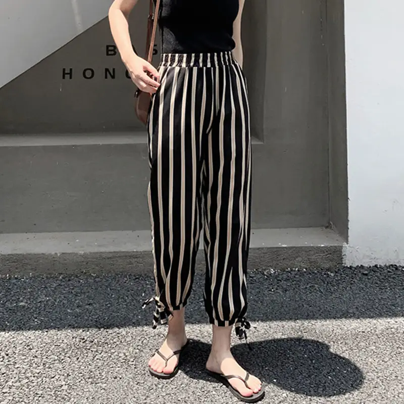 

Lantern pants women's summer thin Leggings casual 9-point anti mosquito adult Harlan looks thin and versatile