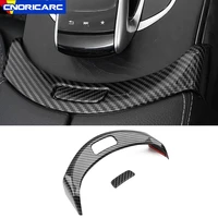 car styling center console armrest box buttons frame decoration stickers trim for mercedes benz w205 x253 c class glc 2015 2020