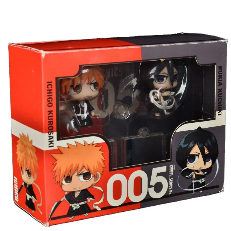 2 шт./компл. отбеливатель Kurosaki Ichigo Kuchiki рукания Q Ver. Аниме экшн-фигурка ПВХ