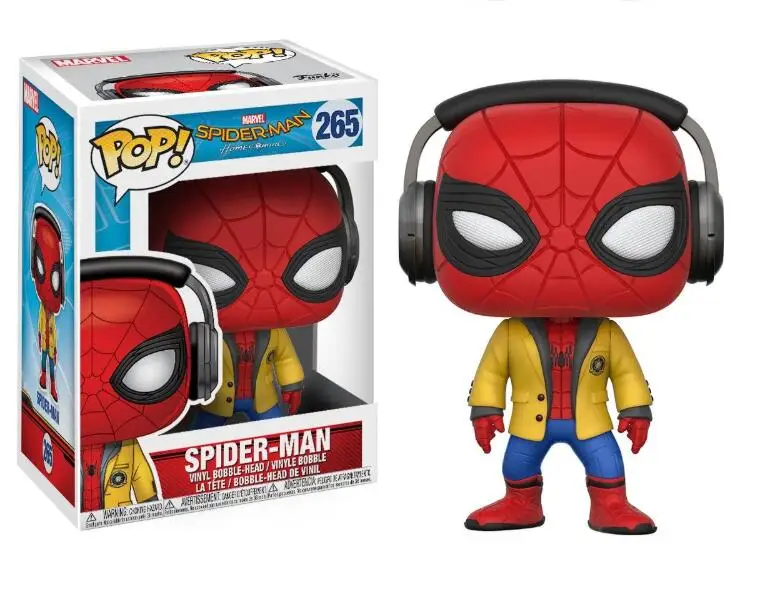 FUNKO POP Marvel Человек паук Железный человек Тони Старк Коллекционная модель фильма