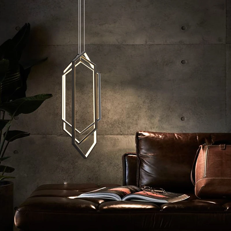Современный гальванический светодиодный светильник для гостиной уникальная