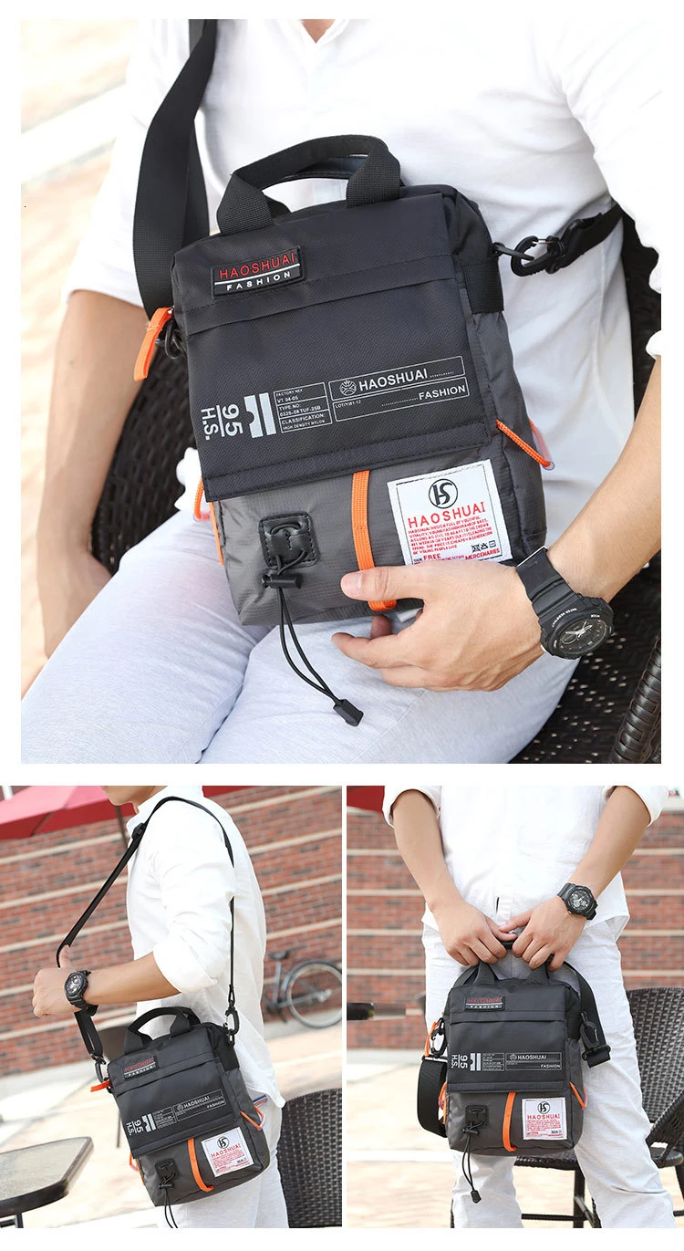 IVOTKOVA повседневные мужские сумки через плечо Новое поступление мужские сумки через плечо винтажные водонепроницаемые мужские сумки и кошельки дорожные сумки