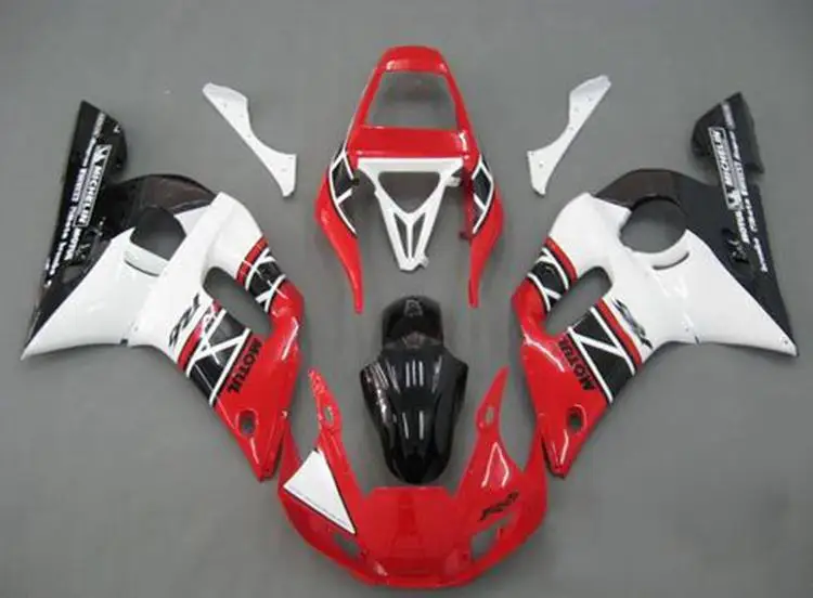

Новый комплект обтекателей для Yamaha YZF 600 R6 98 99 00 01 02 YZF-R6 1998-2002 ABS обтекатель для мотоцикла красного и белого цвета на заказ