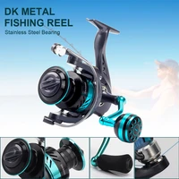 spinning reel dk dkii series metal fishing reel 10kg max drag 13bb lightweight saltwater freshwater carp fishing reel tackle