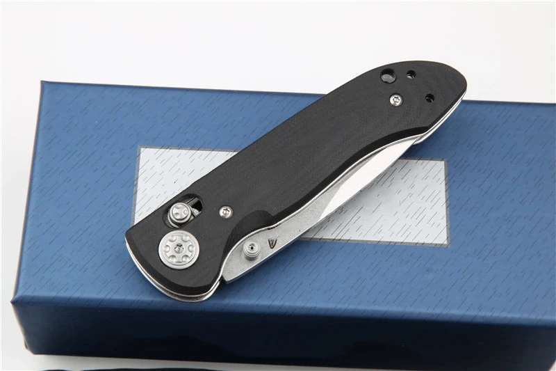 

Newest JULI Quality BM968 D2 Folding Knife G10 Handle Popular Outdoor Camping Hunting Pocket EDC Knife Tool