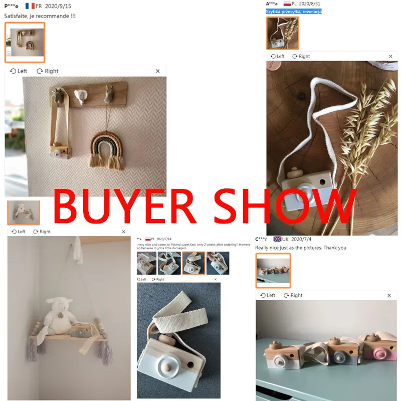 Let's Make 1pc Wooden Baby Camera Photo Prop Photography Baby Room Decorations Decor Fashion Pendant Childrend Goods Toys Gifts