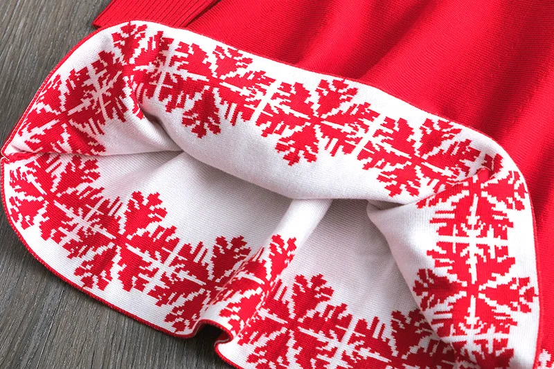 Платье принцессы для девочек рождественские детские платья вязаное праздничное