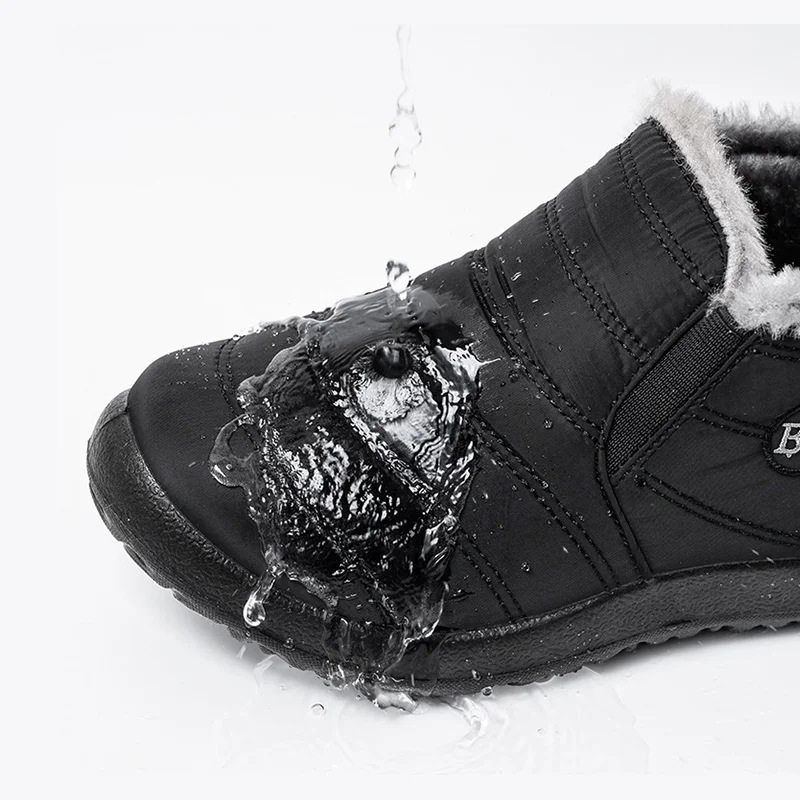 

Men Boots Lightweight Winter Shoes For Men Snow Boots Waterproof Winter Footwear Plus Size 47 Slip On Unisex Ankle Winter Boots