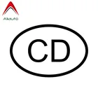 Виниловая водостойкая наклейка на автомобиль, 13 см х 9 см