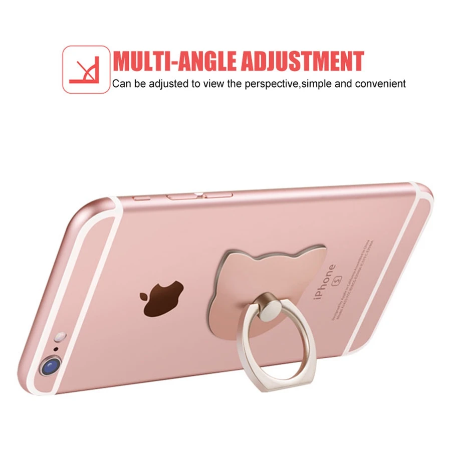 Новое кольцо держатель для Подставка под Пальцы телефона в форме кошки подставка