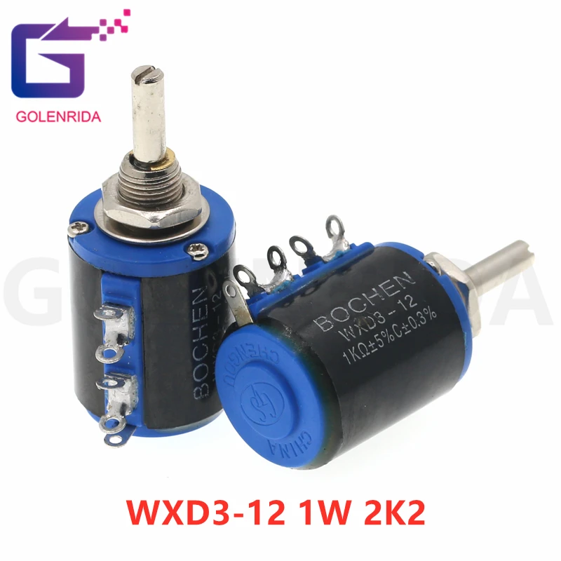 2 шт. WXD3 12 1 Вт 2K2 k ohm 1W 5 кольцо мульти круг точность проволочный